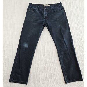 Agile Jeans Men's 38x30 Indigo Blue Stretch Straight Leg EUC Relaxed Fit Street